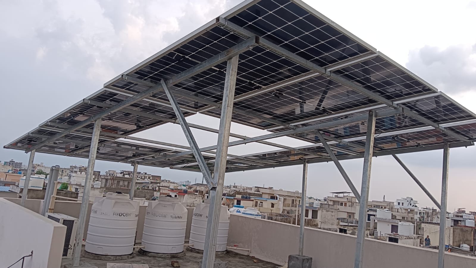 solar panel in home