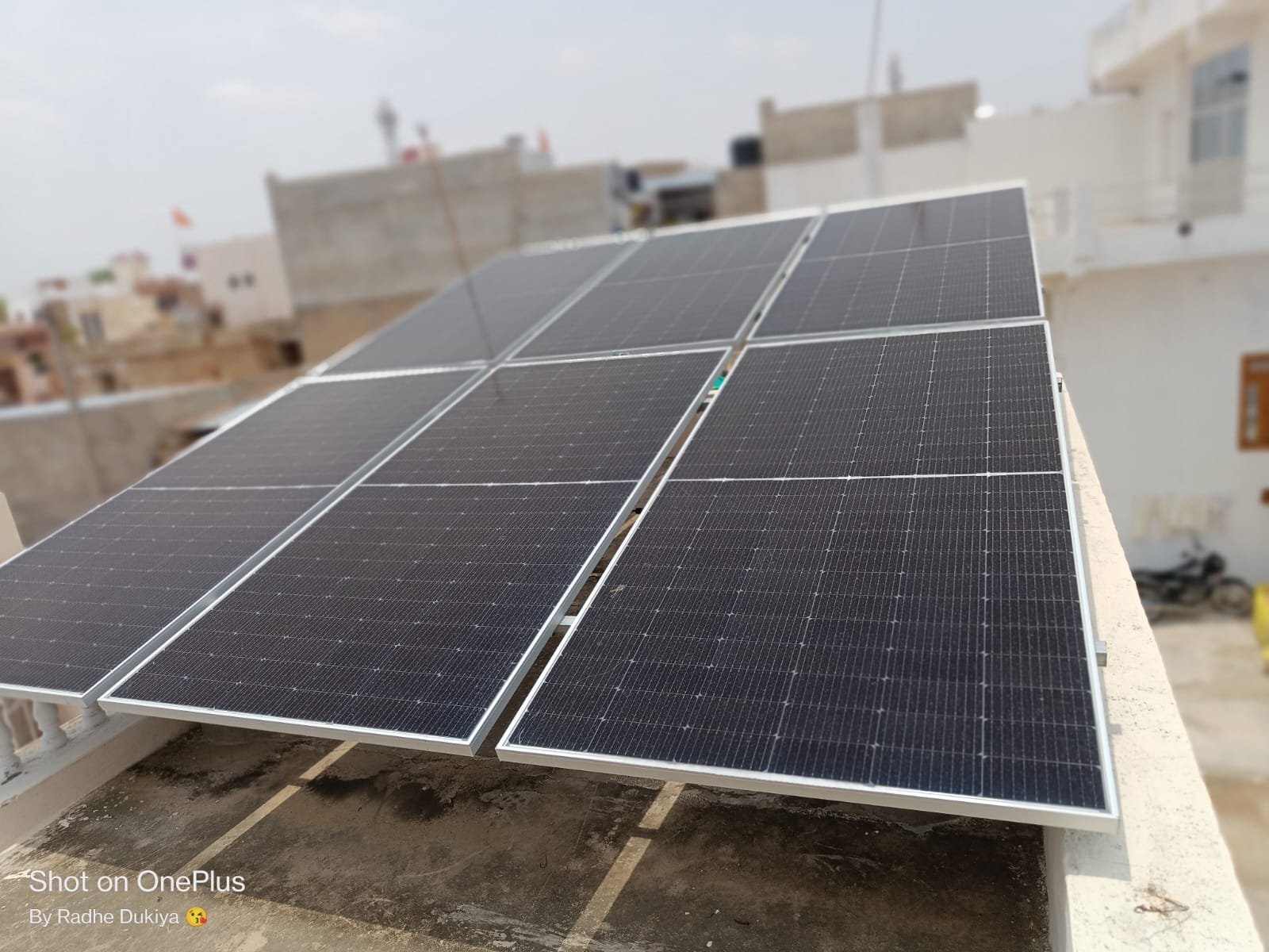 solar panel in home