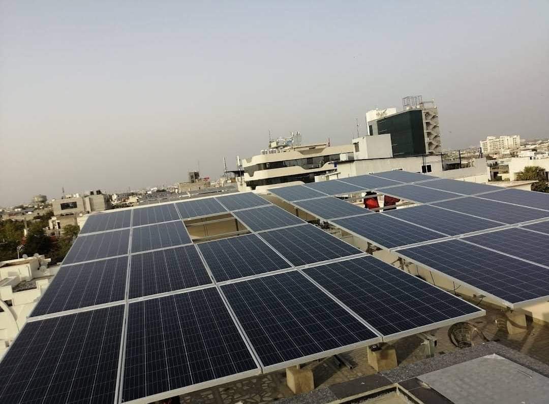solar panel in home
