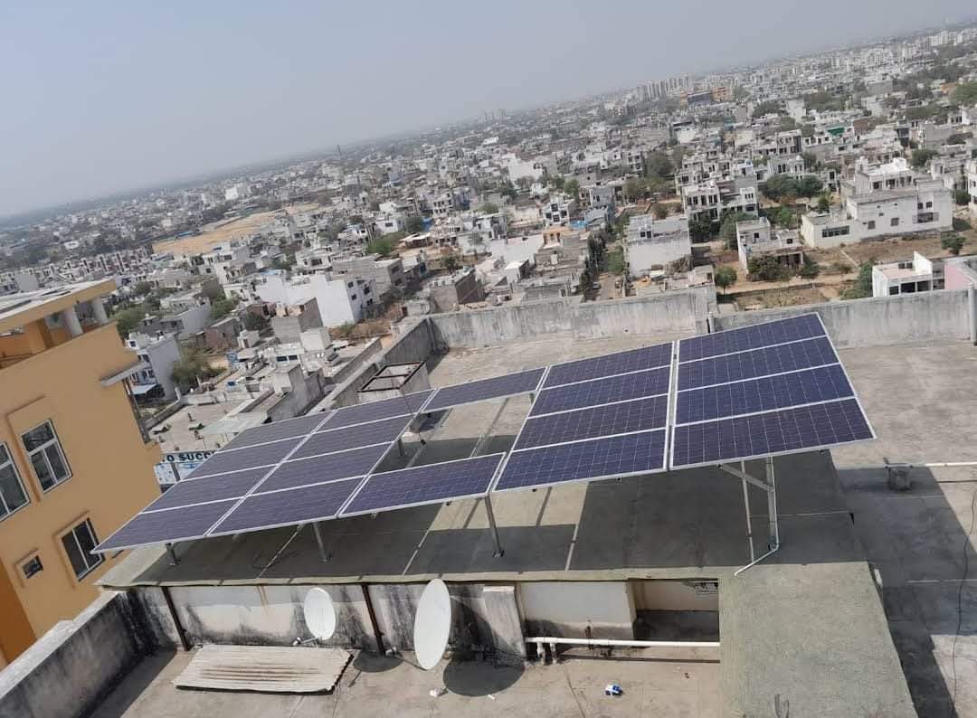 solar panel in home