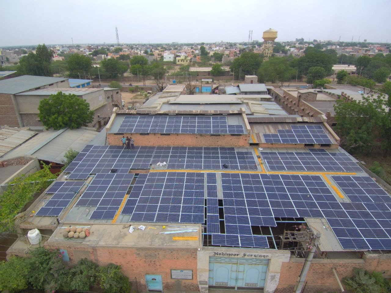 solar panel in home