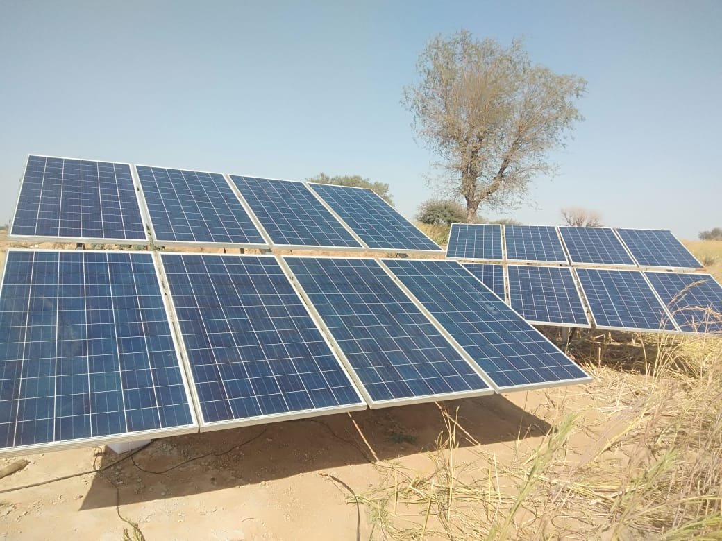 solar panel in home